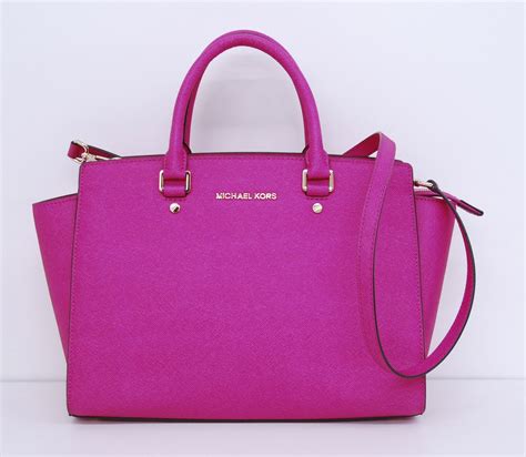 michael kors flap top bag with hot pink|Michael Kors purses outlet.